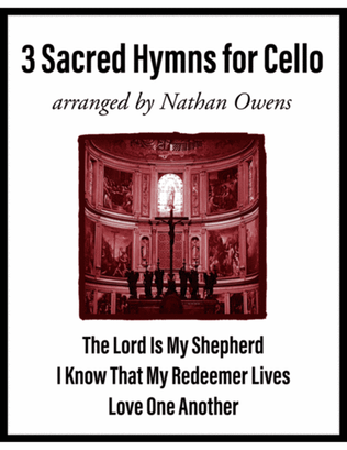 Book cover for 3 Sacred Hymns for Cello