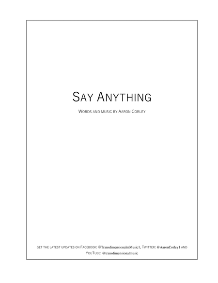 Say Anything image number null