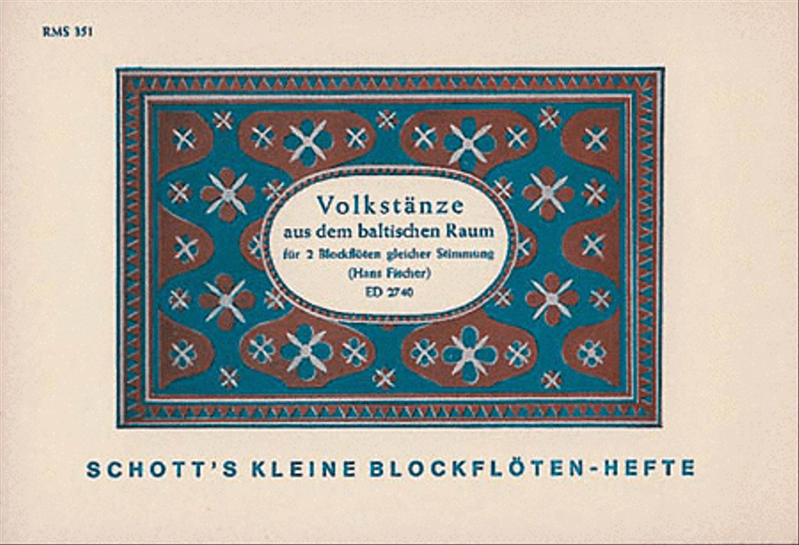 Baltic Folk Dances Baltic Folk Dances Woodwind Duet scores gallery preview page 1