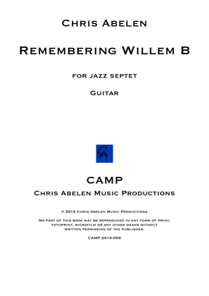 Remembering Willem B - guitar