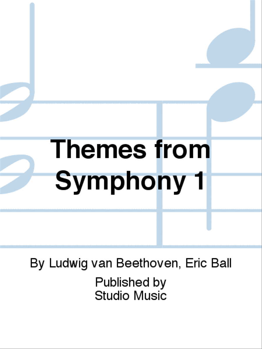 Themes from Symphony 1 Brass Band scores gallery preview page 1
