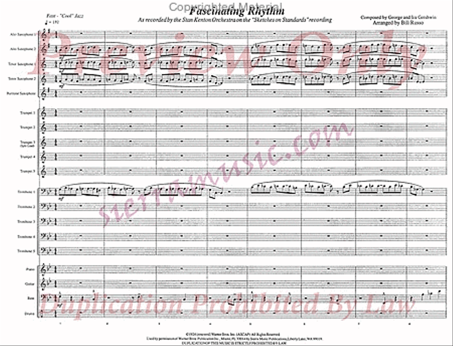 Fascinating Rhythm Fascinating Rhythm Jazz Ensemble scores gallery preview page 2