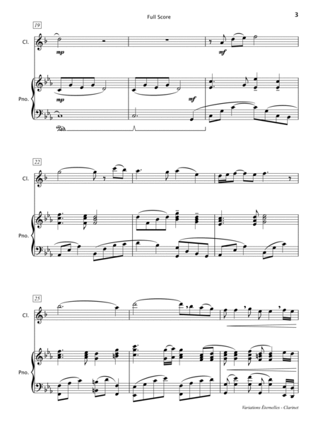 Variations Eternelles (Clarinet & Piano) image number null