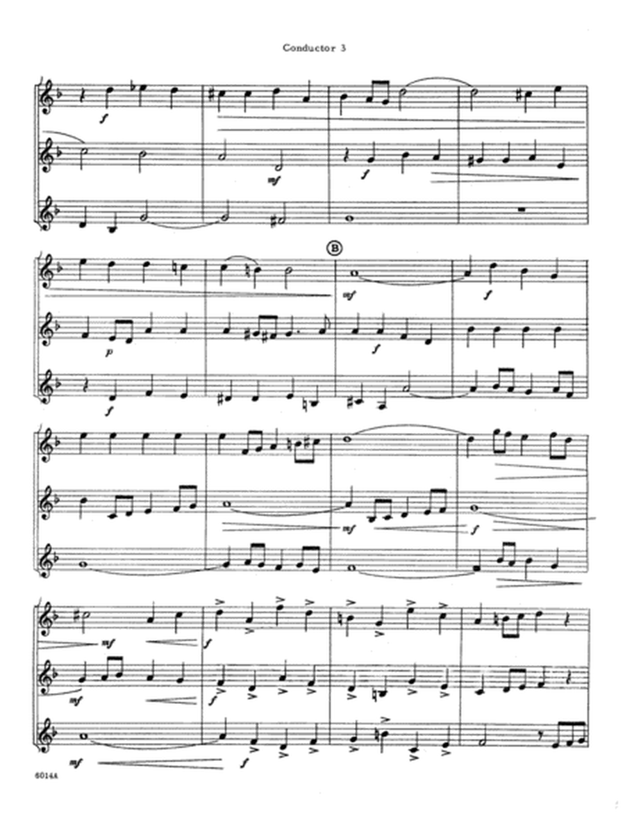 Terzetto (Wenn meine Trubsal als mit Ketten from Cantata #38) - Full Score