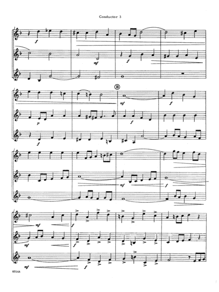 Terzetto (Wenn meine Trubsal als mit Ketten from Cantata #38) - Full Score