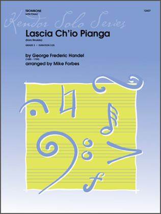 Book cover for Lascia Ch'io Pianga (from Rinaldo)