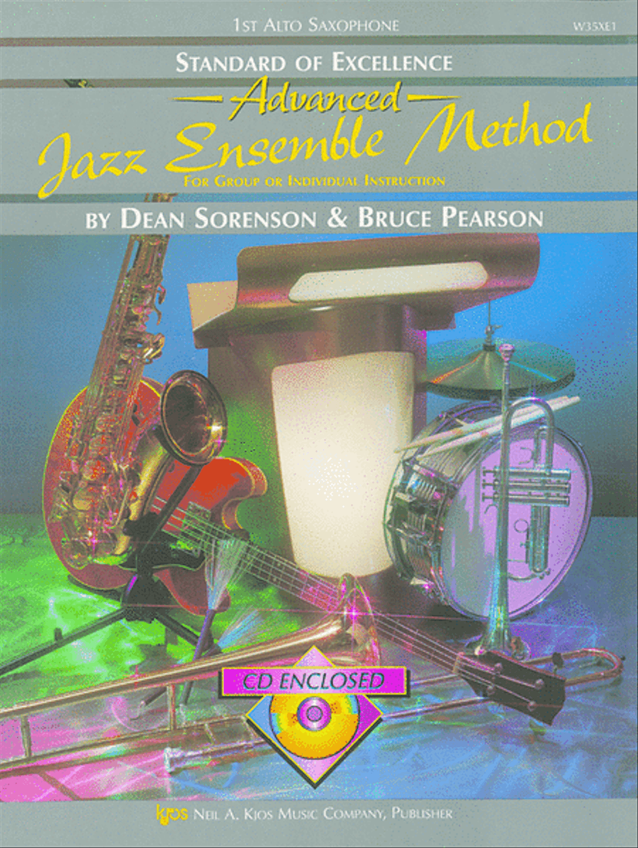 Standard of Excellence Advanced Jazz Ensemble Book 2, 1st Alto Saxophone Jazz Ensemble scores gallery preview page 1