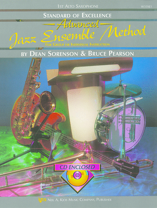 Book cover for Standard of Excellence Advanced Jazz Ensemble Book 2, 1st Alto Saxophone