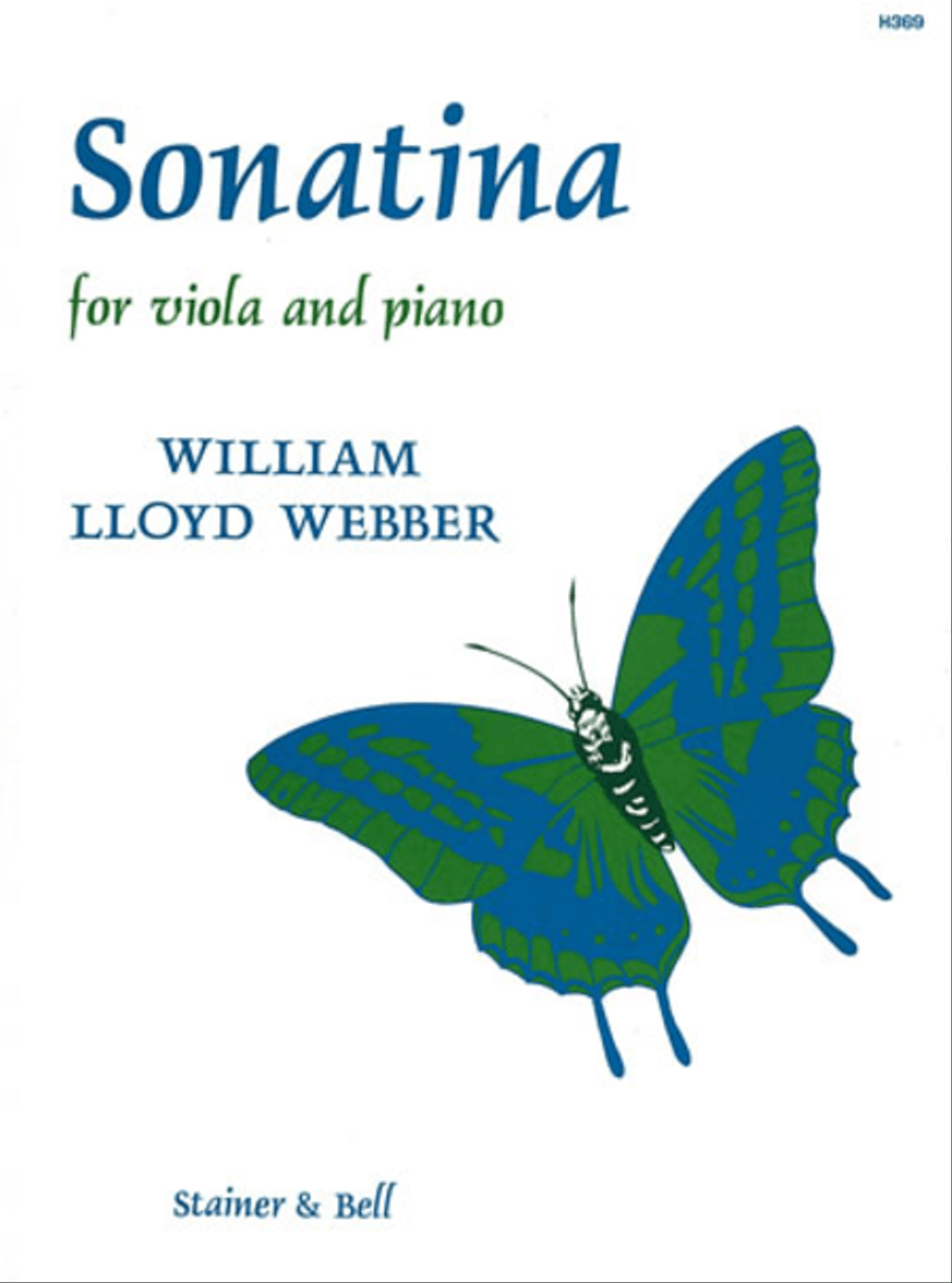 Book cover for Sonatina for Viola and Piano