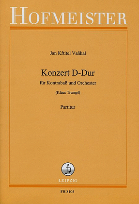 Book cover for Konzert D-Dur fur Kontrabass und Orchester / Part