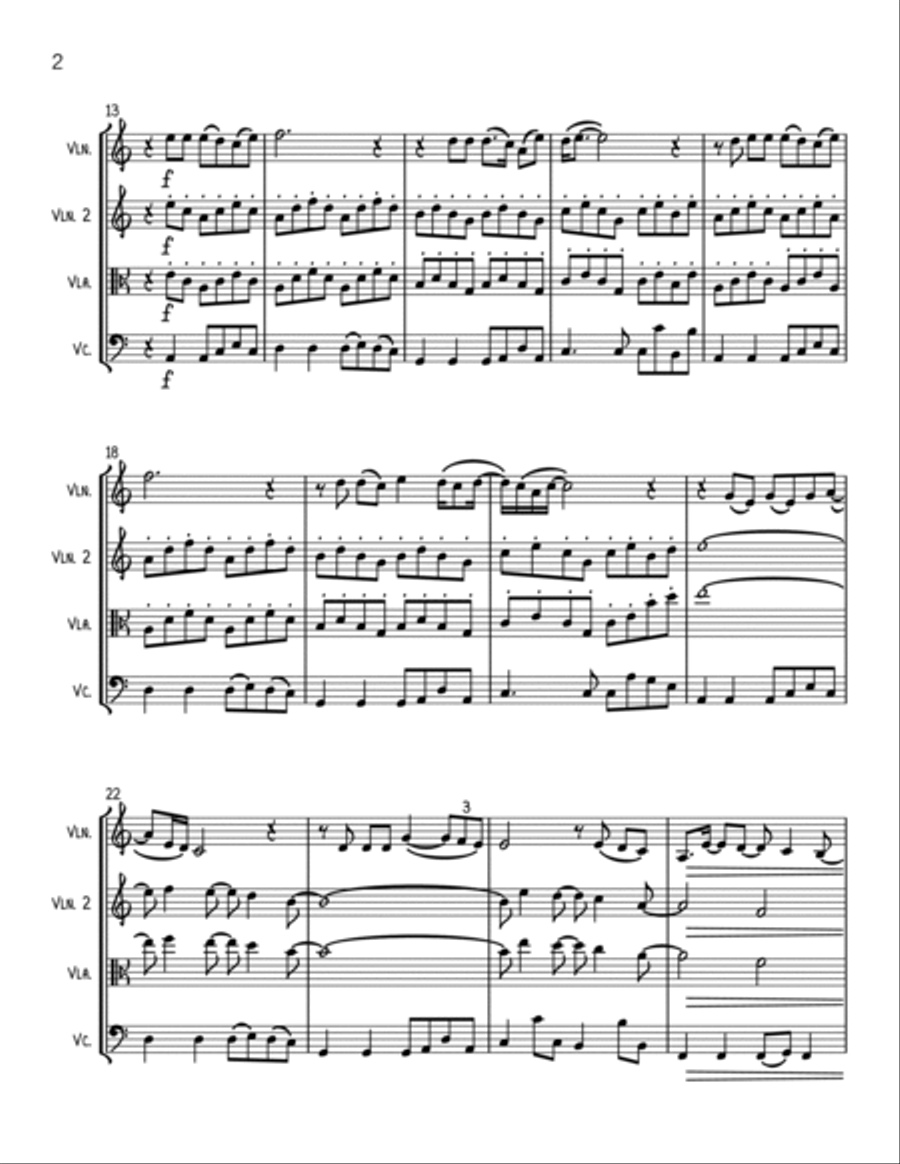 Flowers String Trio scores gallery preview page 2