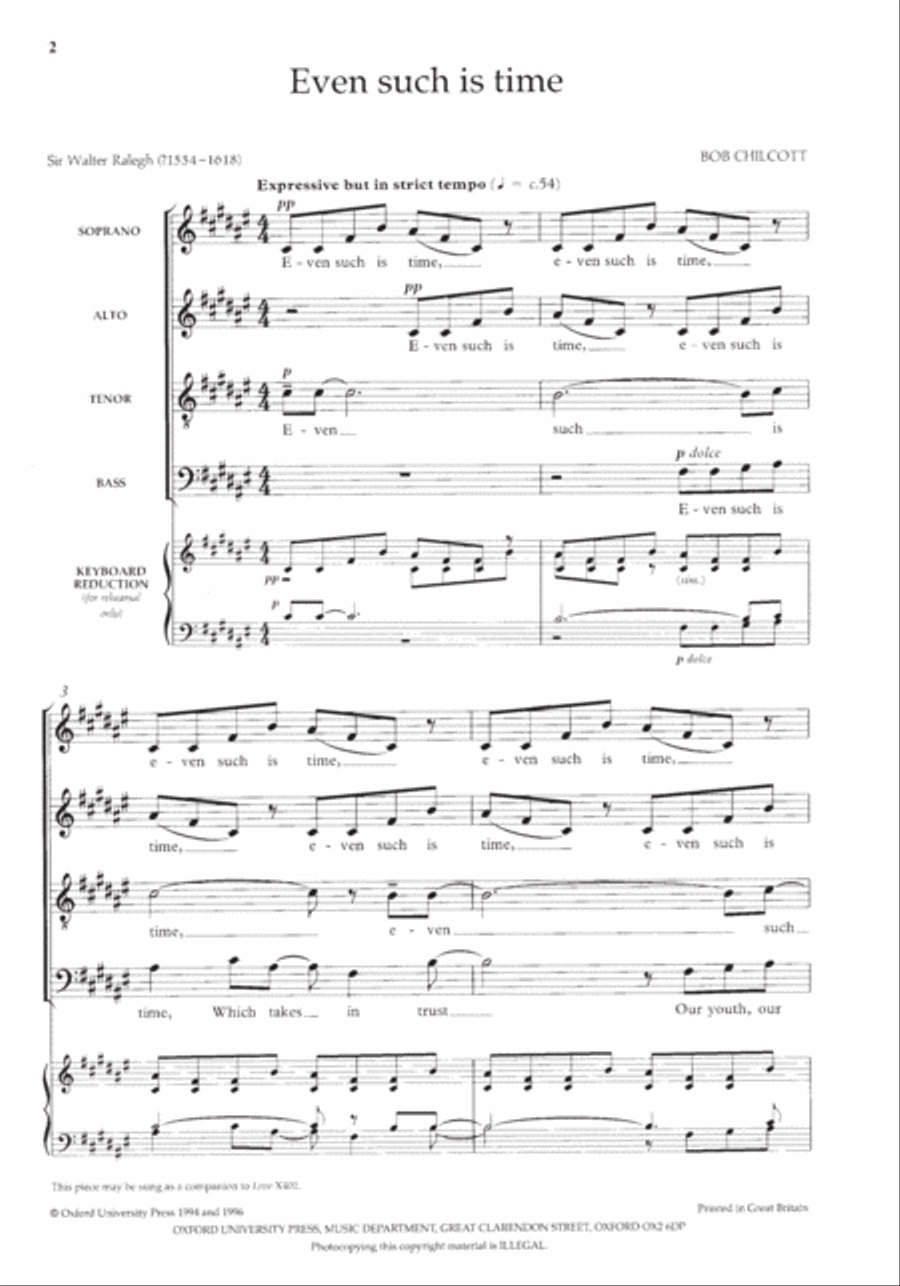 Even such is time 4-Part scores gallery preview page 2