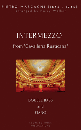 Mascagni: Intermezzo (for Double Bass and Piano)