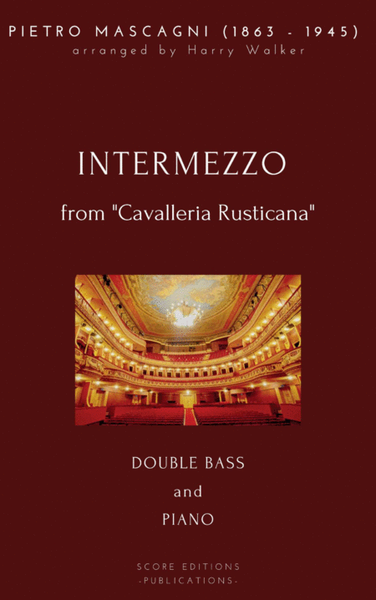 Mascagni: Intermezzo (for Double Bass and Piano) image number null