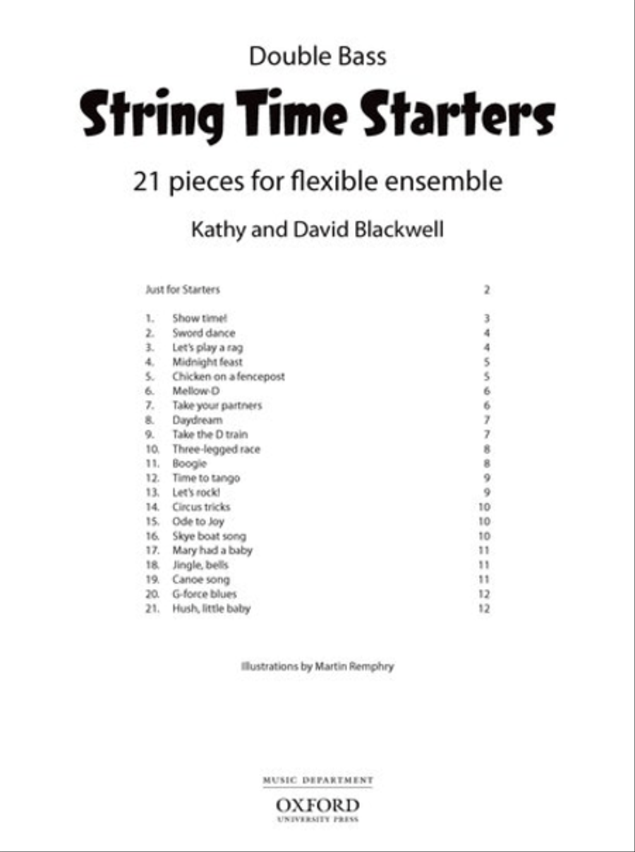 String Time Starters String Orchestra scores gallery preview page 1