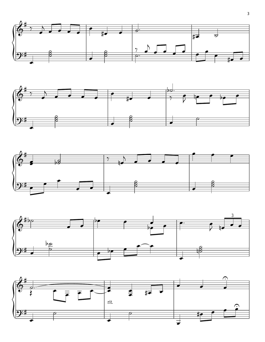 The Chairman's Waltz Piano Solo scores gallery preview page 3