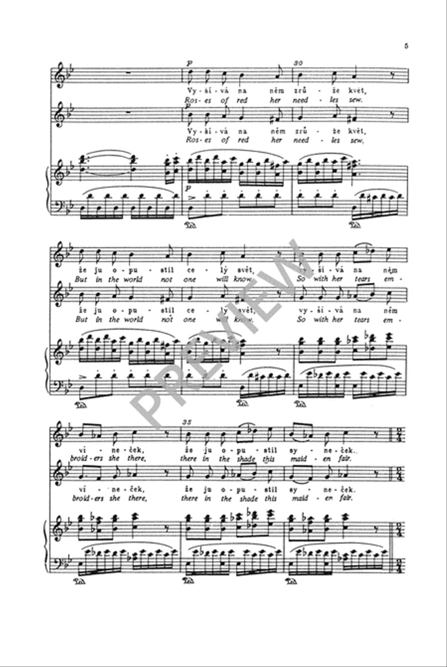 The Dove and the Maple Tree 2-Part scores gallery preview page 6