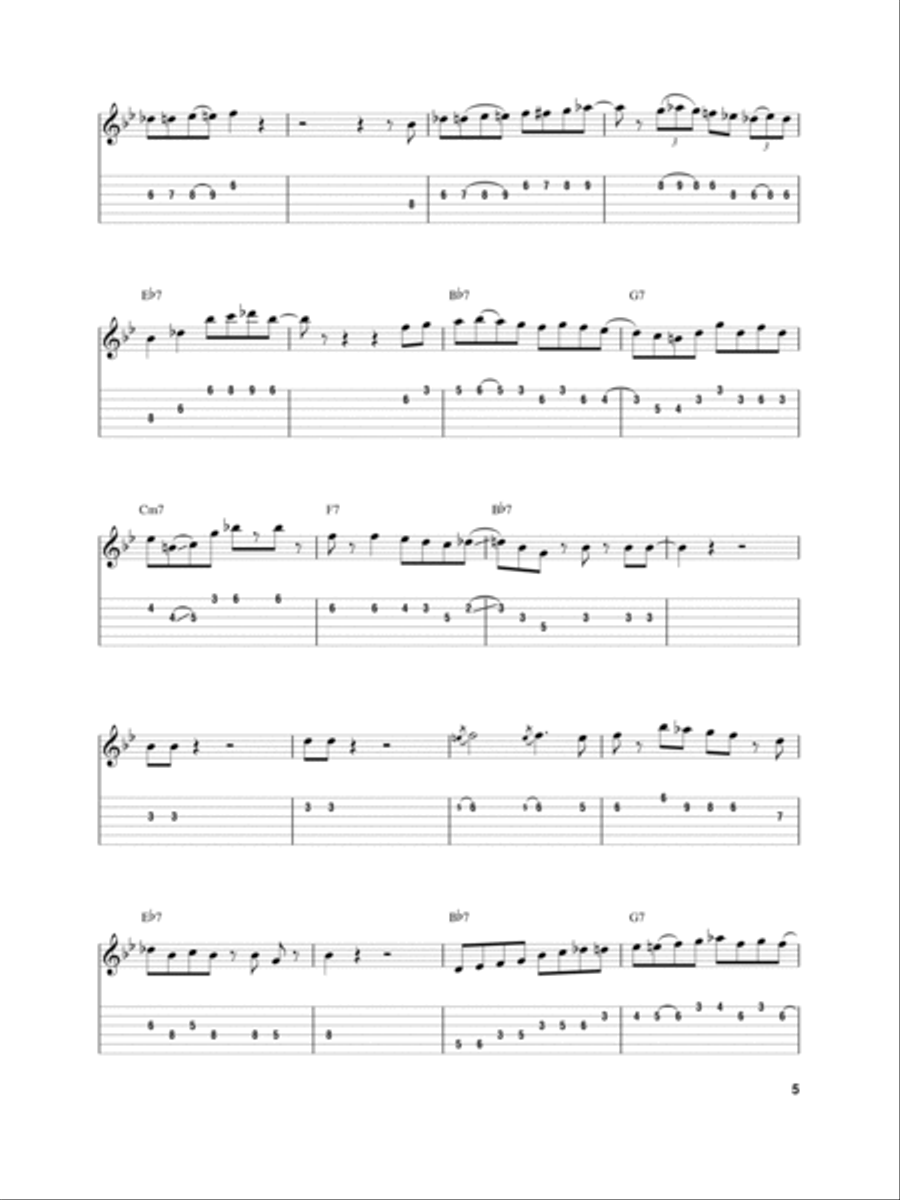 Royal Garden Blues Electric Guitar scores gallery preview page 5