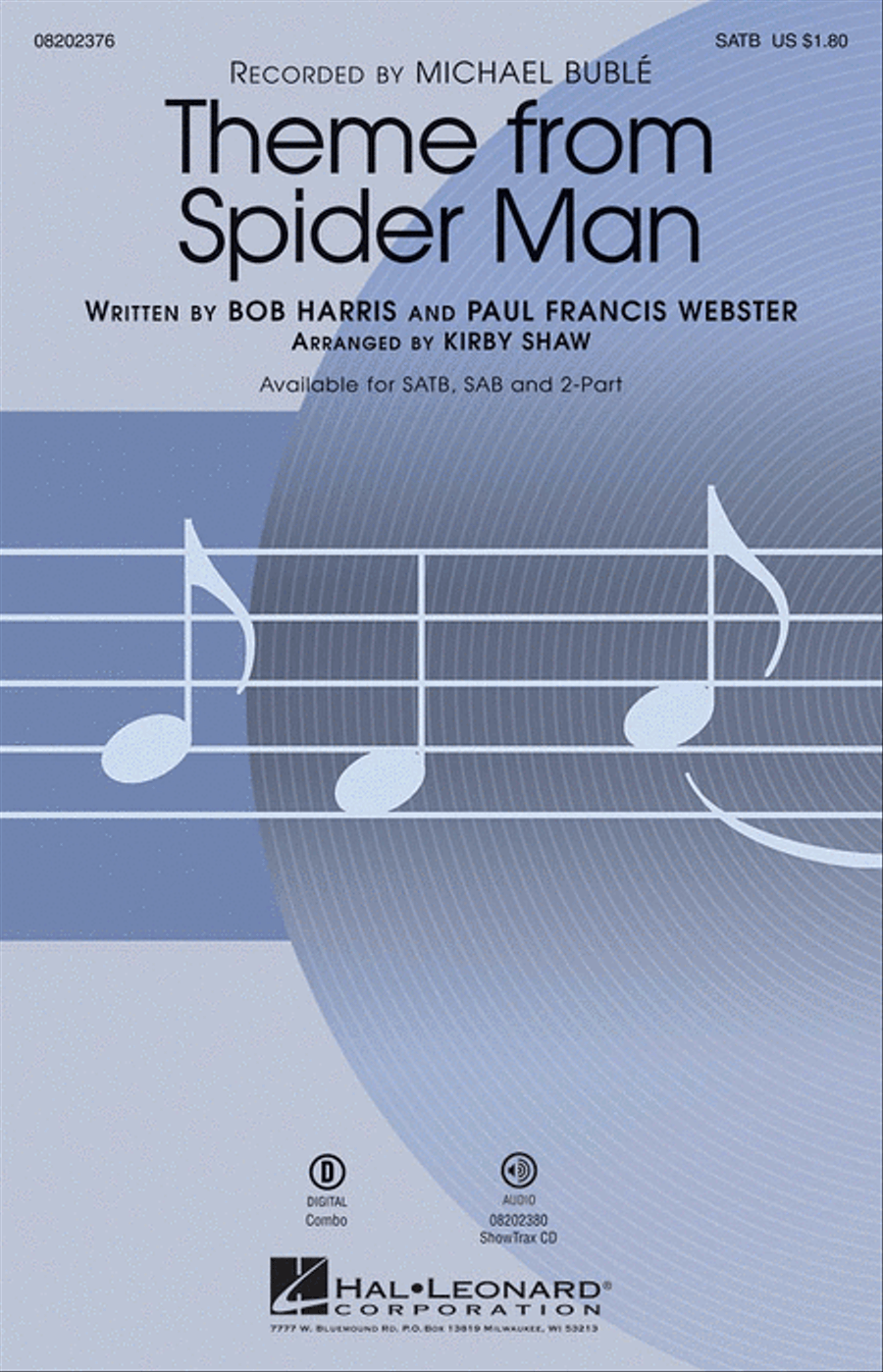 Theme from Spider Man 4-Part scores gallery preview page 1
