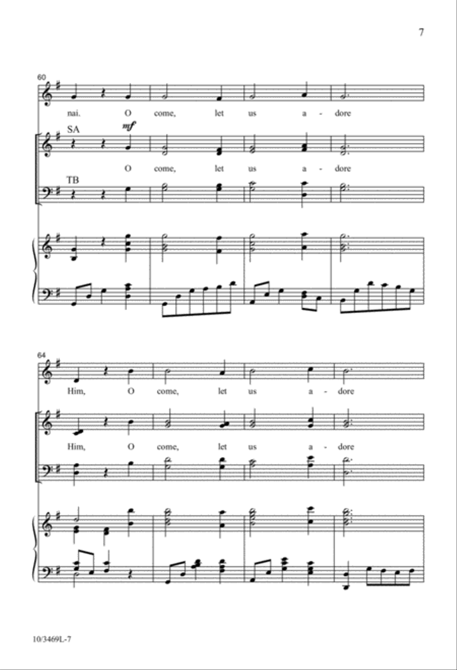 Moonlight on the Manger Moonlight on the Manger 4-Part scores gallery preview page 6