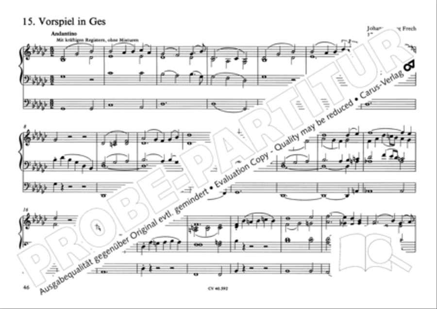 Free Organ Music from the Romantic Period, Vol. II (Freie Orgelmusik der Romantik, Band II)