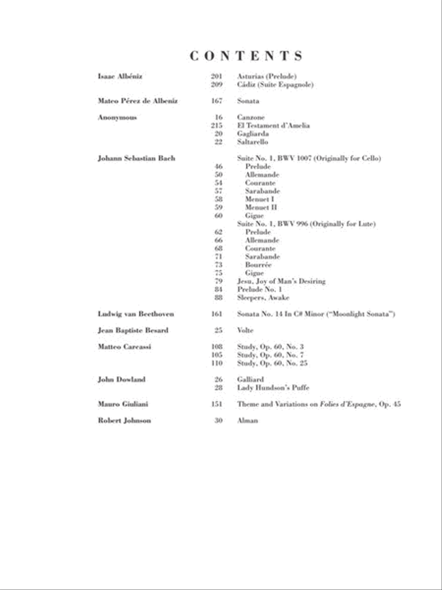 Masterworks for Guitar Masterworks for Guitar Acoustic Guitar scores gallery preview page 2
