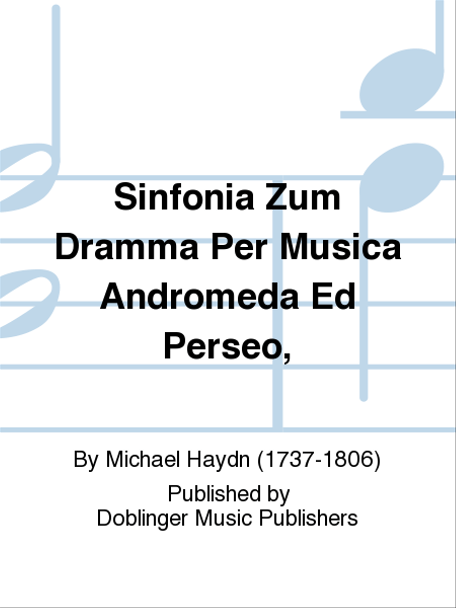 Sinfonia zum Dramma per musica Andromeda ed Perseo Orchestra scores gallery preview page 1
