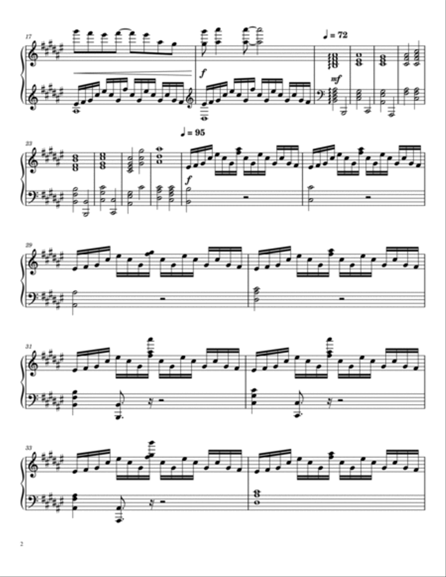 Again From Your Lie In April Piano Solo scores gallery preview page 2