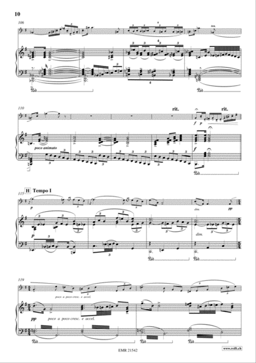 Concerto No. 10 Bass Recorder scores gallery preview page 10