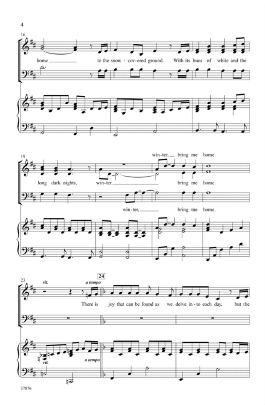 Winter, Bring Me Home Winter, Bring Me Home 3-Part scores gallery preview page 3
