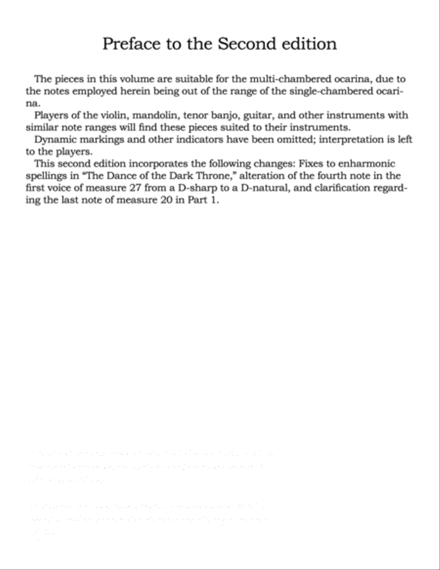 7 Duets for Double-Chambered Ocarina ocarina scores gallery preview page 4