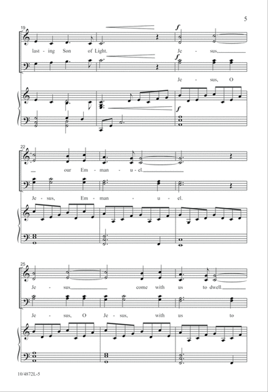The Christmas Lamb The Christmas Lamb 4-Part scores gallery preview page 5