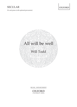Book cover for All will be well