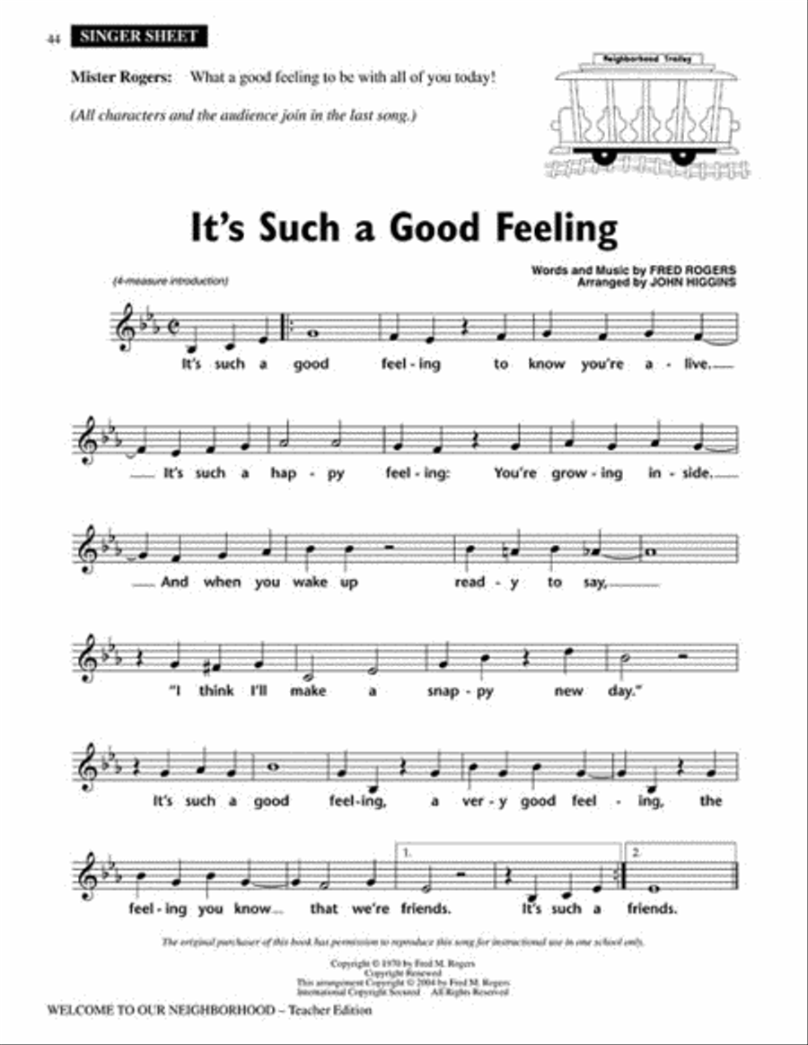 Welcome to Our Neighborhood Choir scores gallery preview page 7