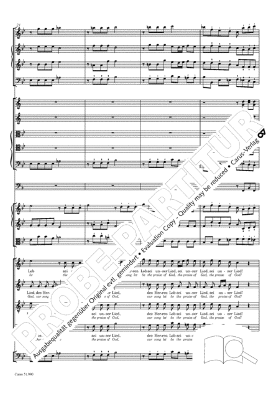 The Creation (Die Schopfung) 4-Part scores gallery preview page 221