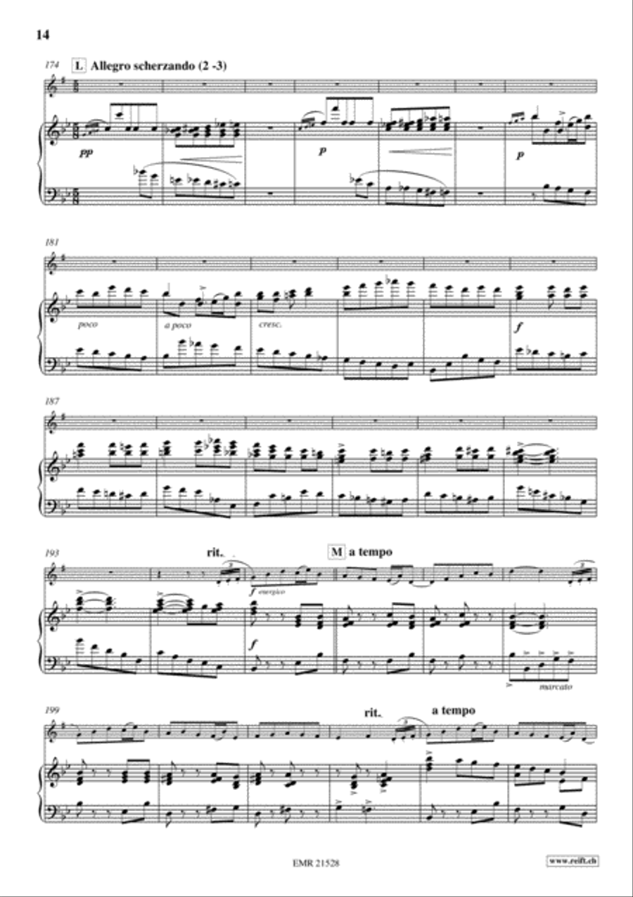 Concerto No. 10 Horn scores gallery preview page 14