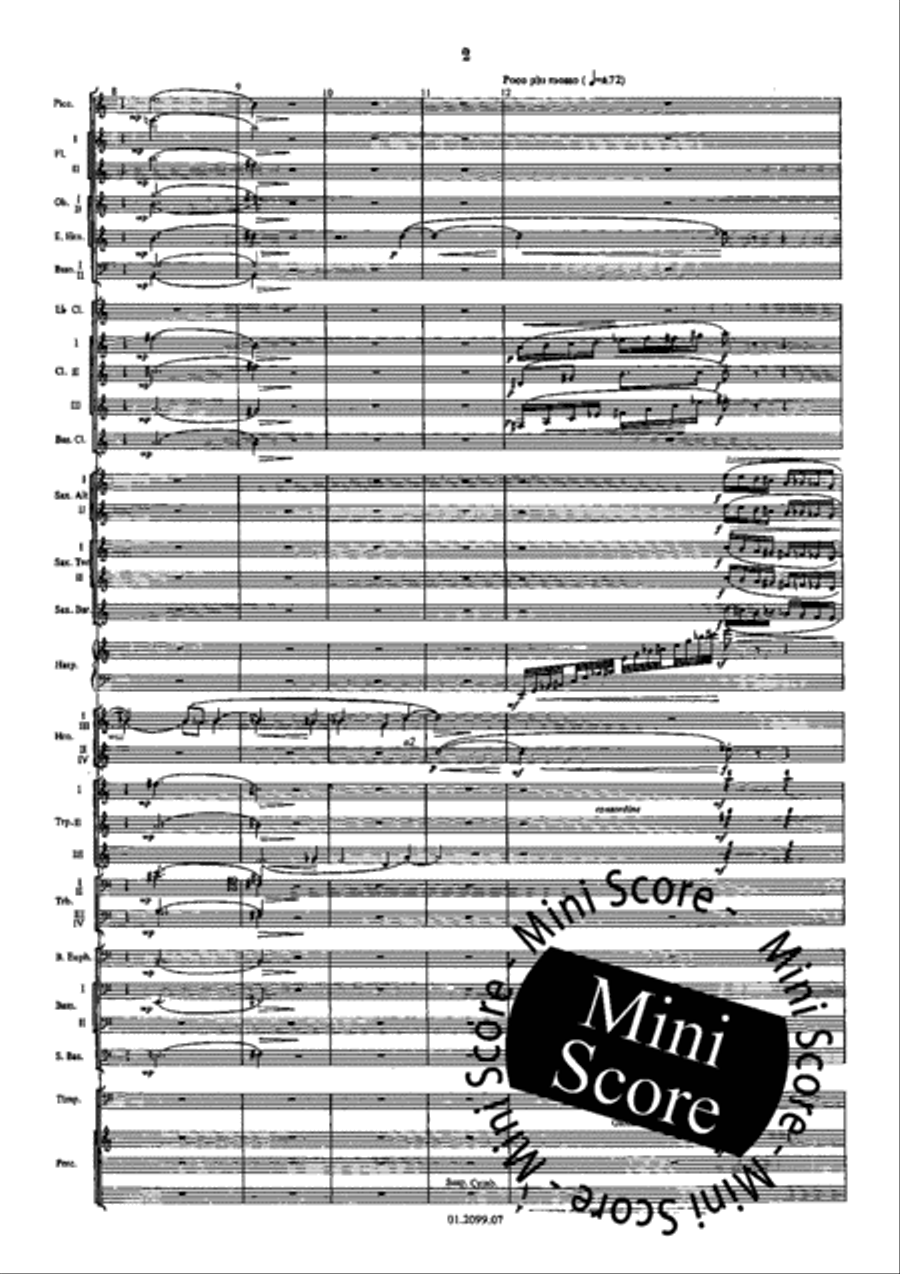 Hymns And Dances II Concert Band scores gallery preview page 8