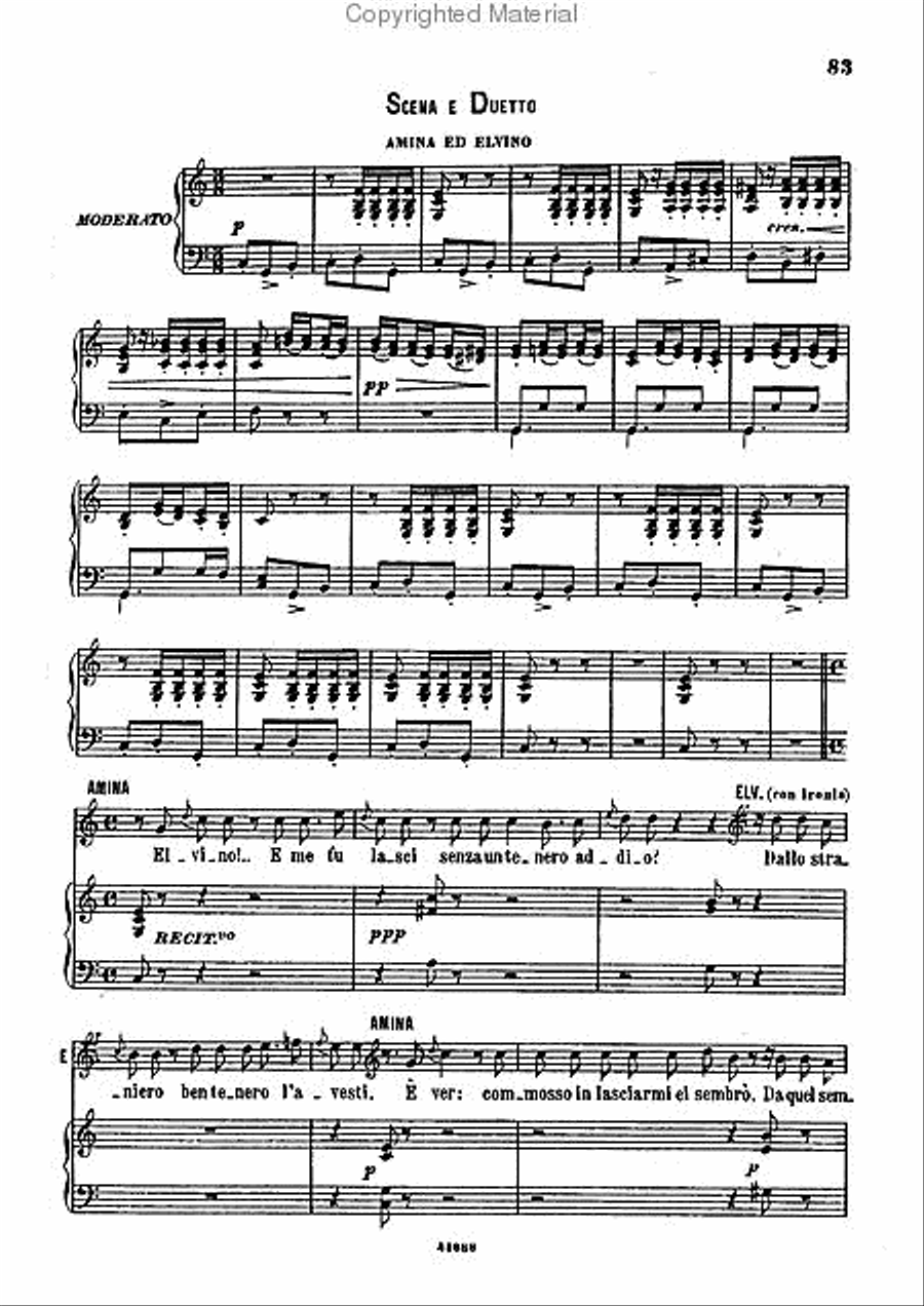 La sonnambula Voice scores gallery preview page 5