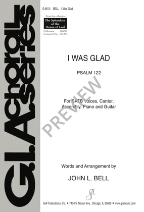 Book cover for I Was Glad