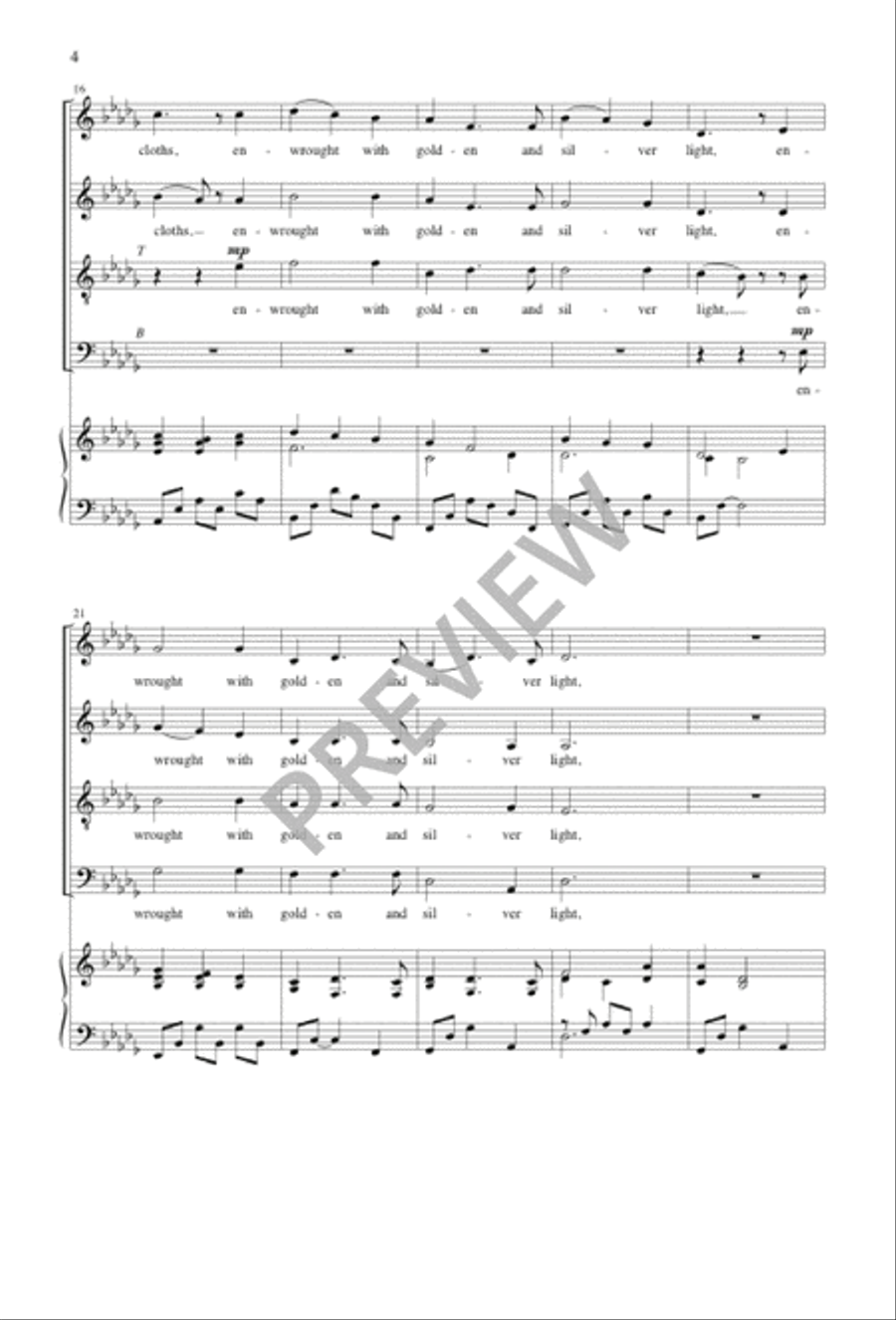 Under Your Feet Divisi scores gallery preview page 5