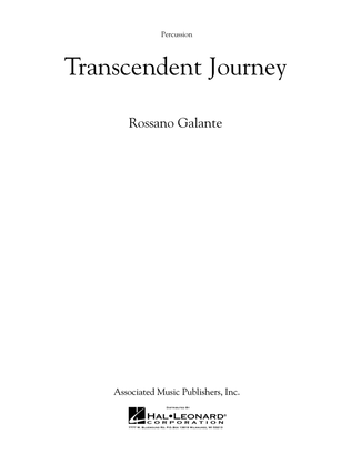 Book cover for Transcendent Journey - Percussion