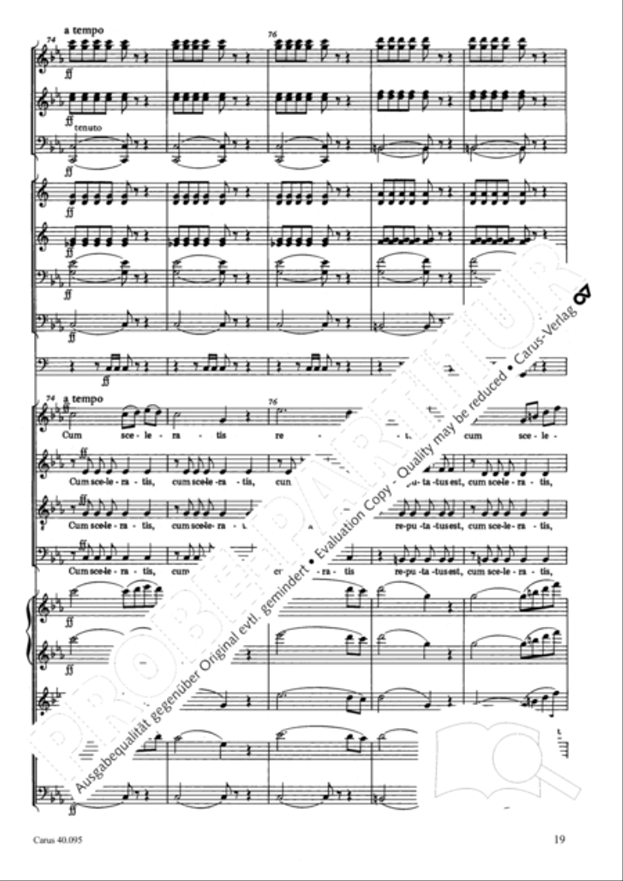 The Seven Words (Die Sieben Worte) 4-Part scores gallery preview page 34