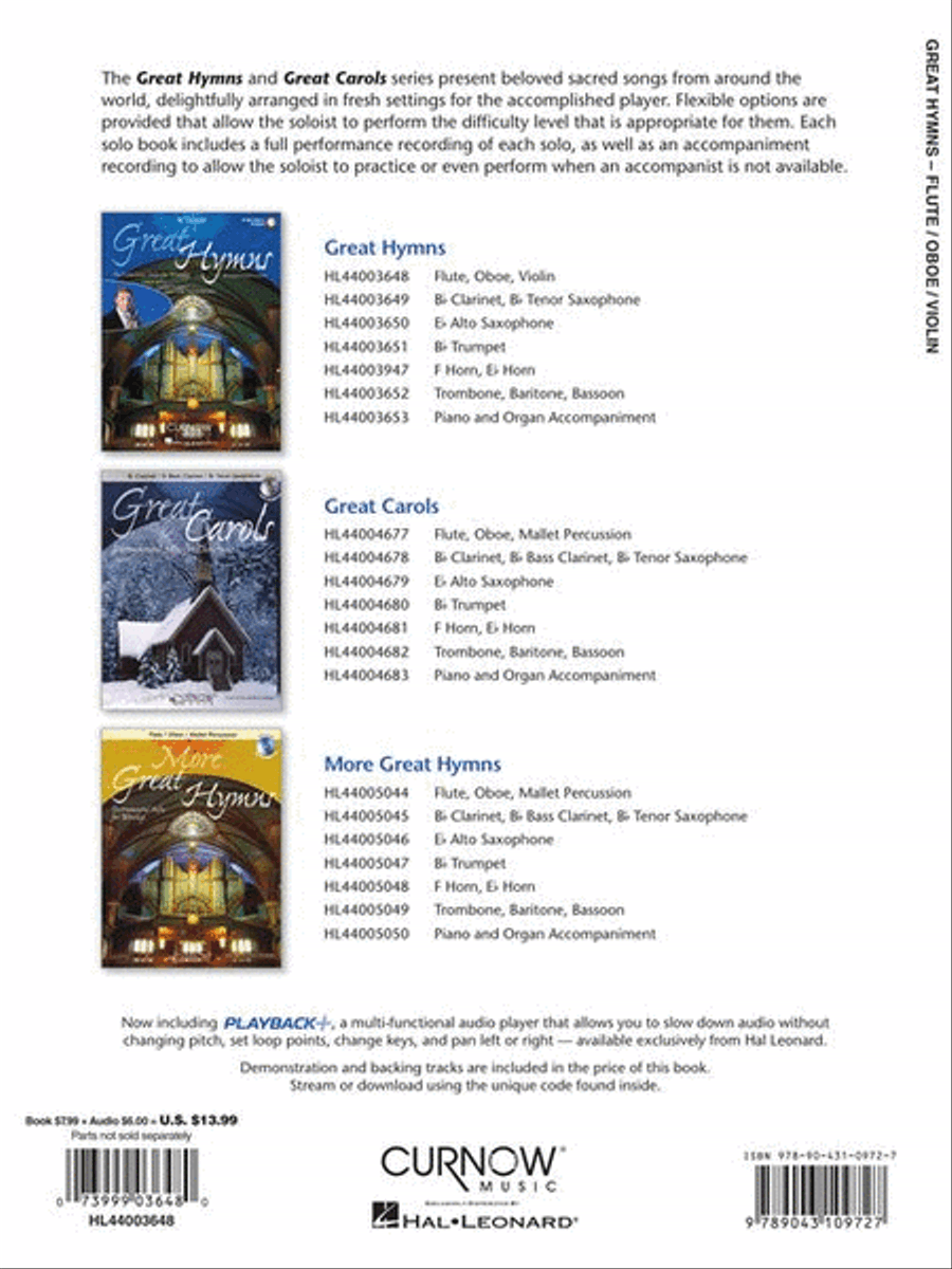 Great Hymns Flute scores gallery preview page 6