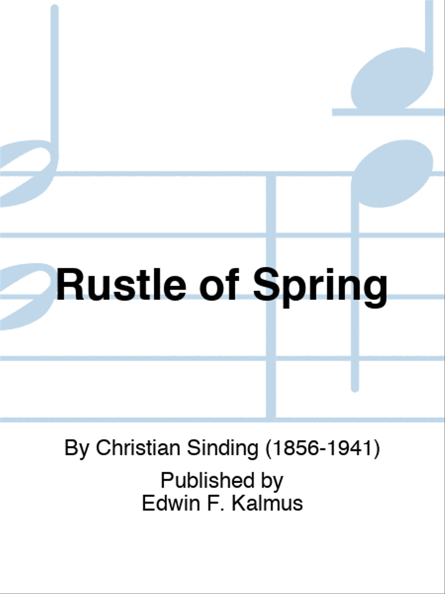 Rustle of Spring Score scores gallery preview page 1