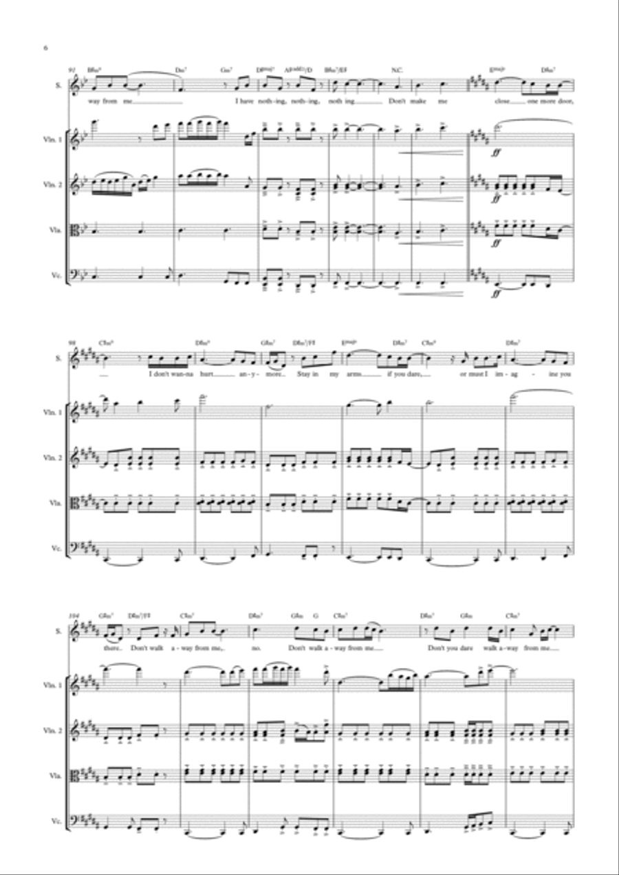 I Have Nothing Soprano Voice scores gallery preview page 6