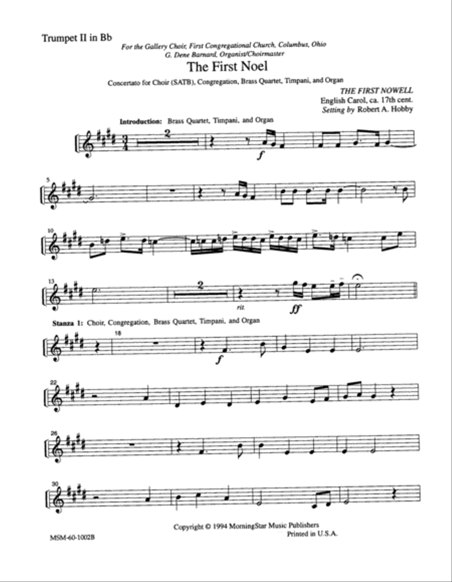The First Noel The First Noel Choir scores gallery preview page 4
