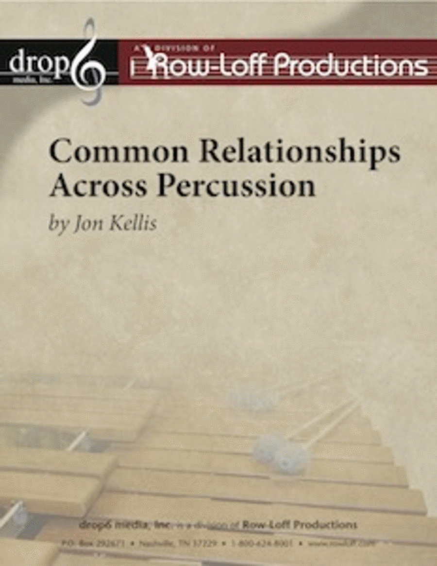 Common Relationships Across Percussion Percussion Ensemble scores gallery preview page 1