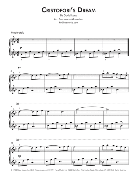 Cristofori's Dream (Late Intermediate Piano) image number null