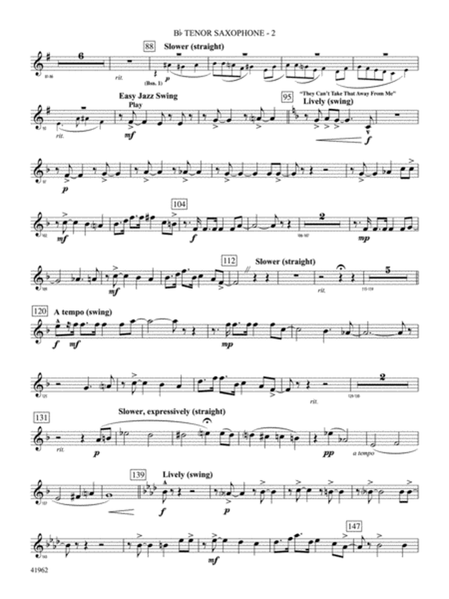 A Gershwin Tribute to Love: B-flat Tenor Saxophone