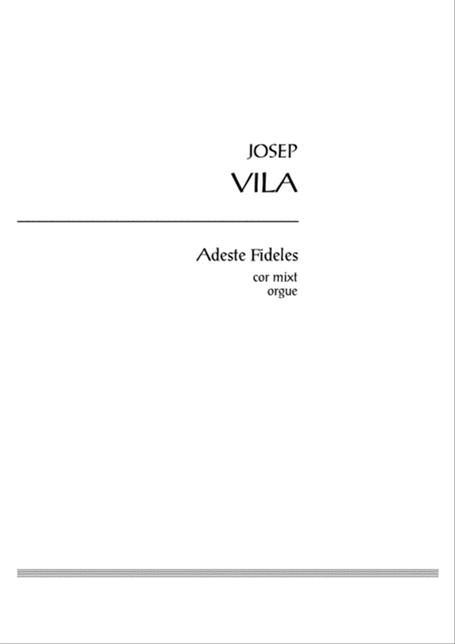 Adeste Fideles 4-Part scores gallery preview page 3